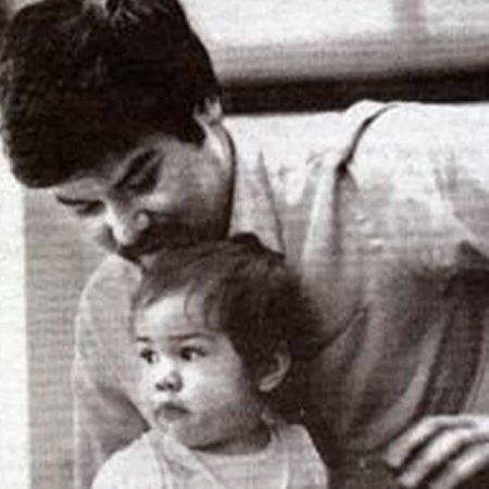 Samuel Nowlin Reeves, Jr. and Keanu Reeves when the John Wick star was a little baby. 